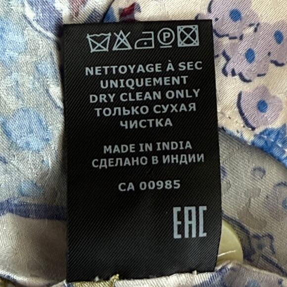 Isabel Marant Étoile Floral Side Button Long Sleeve EU 34/US 4  Shirt MSRP $490 - Picture 11 of 11